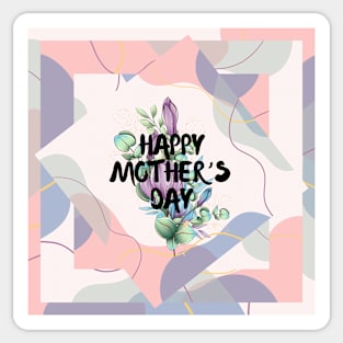 Happy Mothers Day , Boho Style Sticker